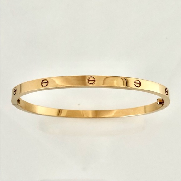 Gold Screw Small Model Bracelet - Picture 9 of 10